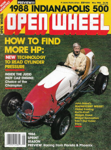 OPEN WHEEL 1988 MAY - FIND MORE HP, JUDD INDY CAR ENGINE, JOHN HOBEL